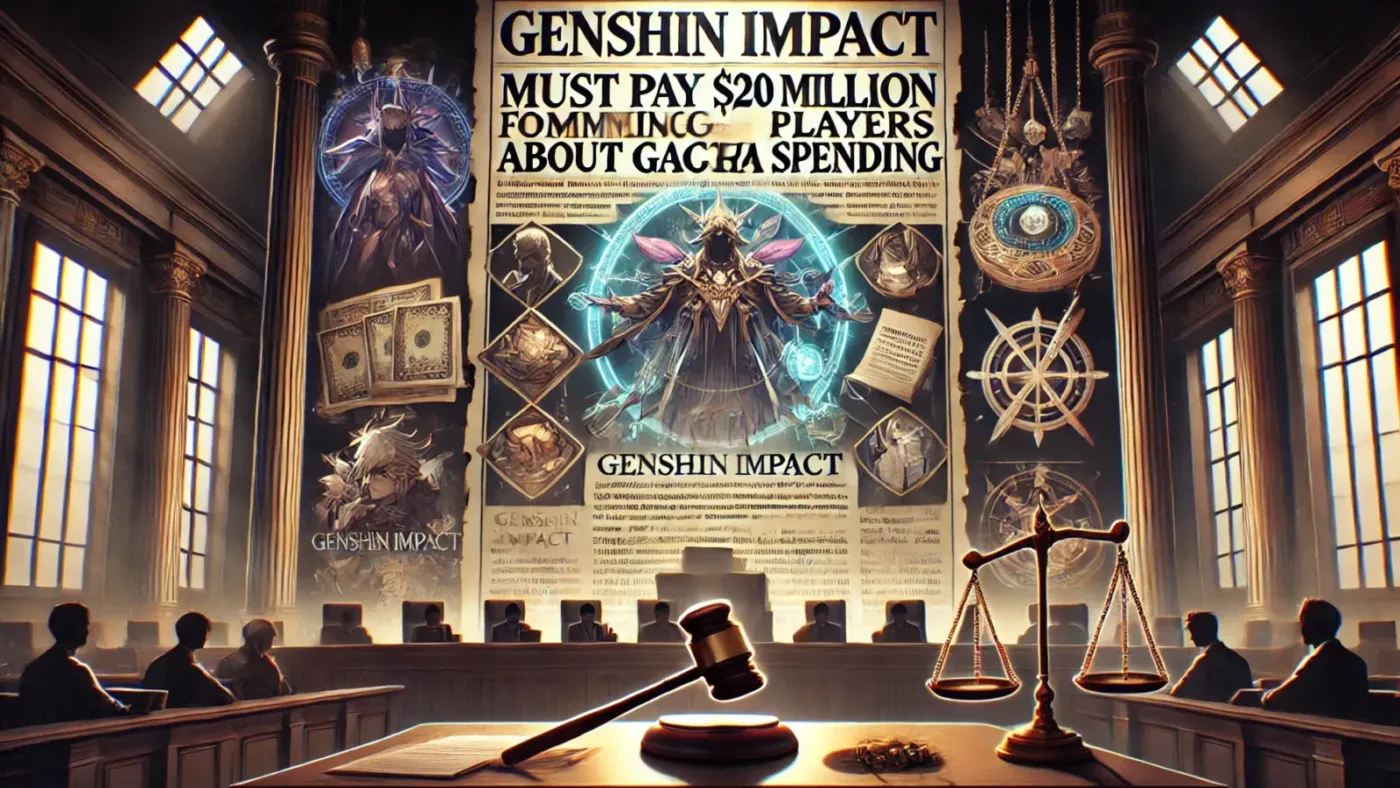 Genshin Impact Fined $20 Million for Misleading Gacha Spending