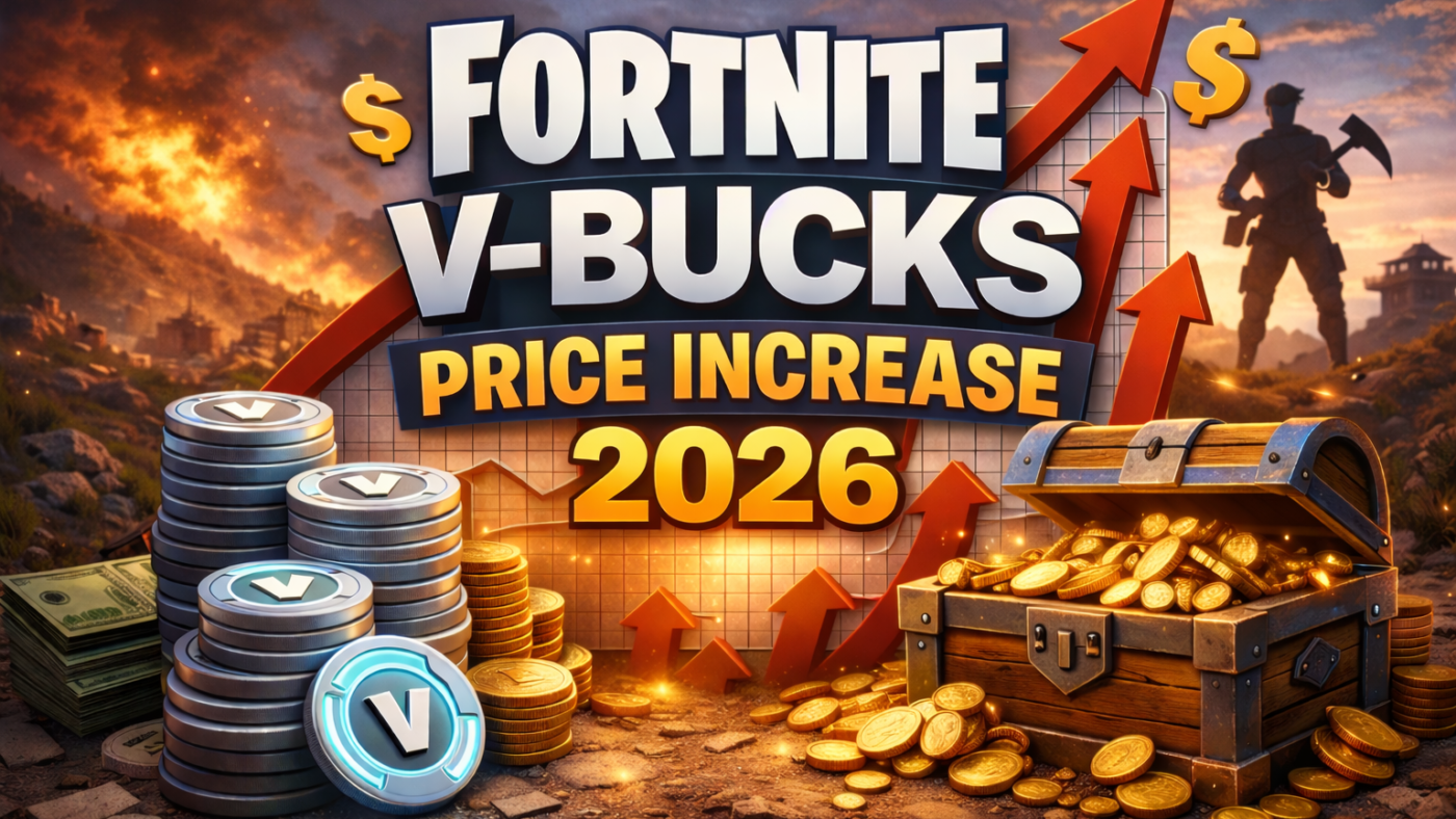 Fortnite V-Bucks Price Increase 2026: New Prices Explained