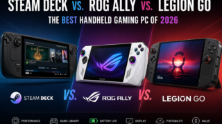 Best handheld gaming PC 2026: Steam Deck vs. ROG Ally vs. Legion Go