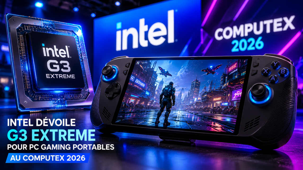 Intel Unveils G3 Extreme Chips for Handheld Gaming PCs at Computex 2026