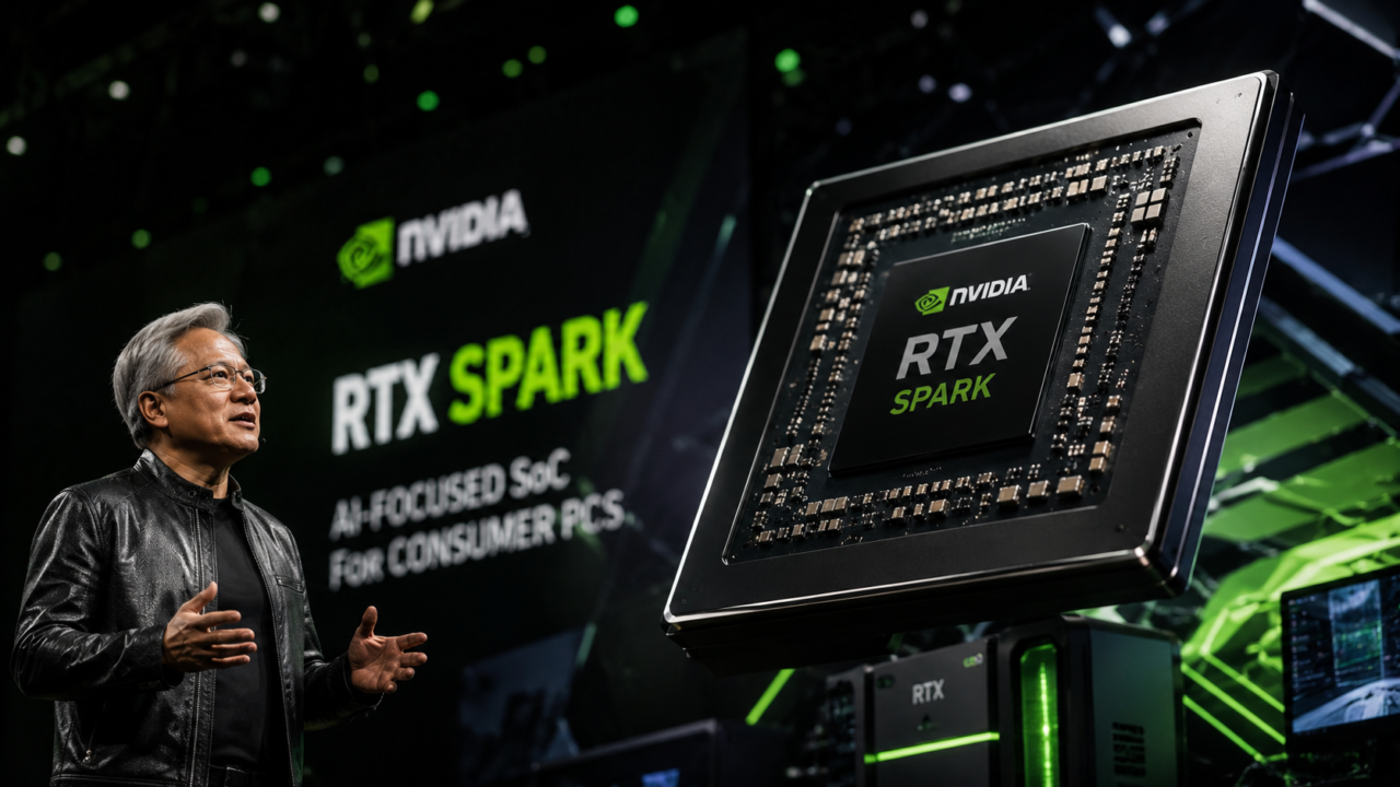 Nvidia RTX Spark: Nvidia Unveils Its First AI-Focused SoC for Consumer PCs